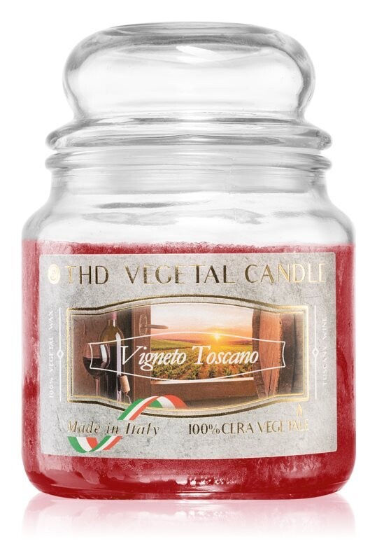 THD VEGETAL CANDLE 400 GR VIGNETO TOSCANO 6/60