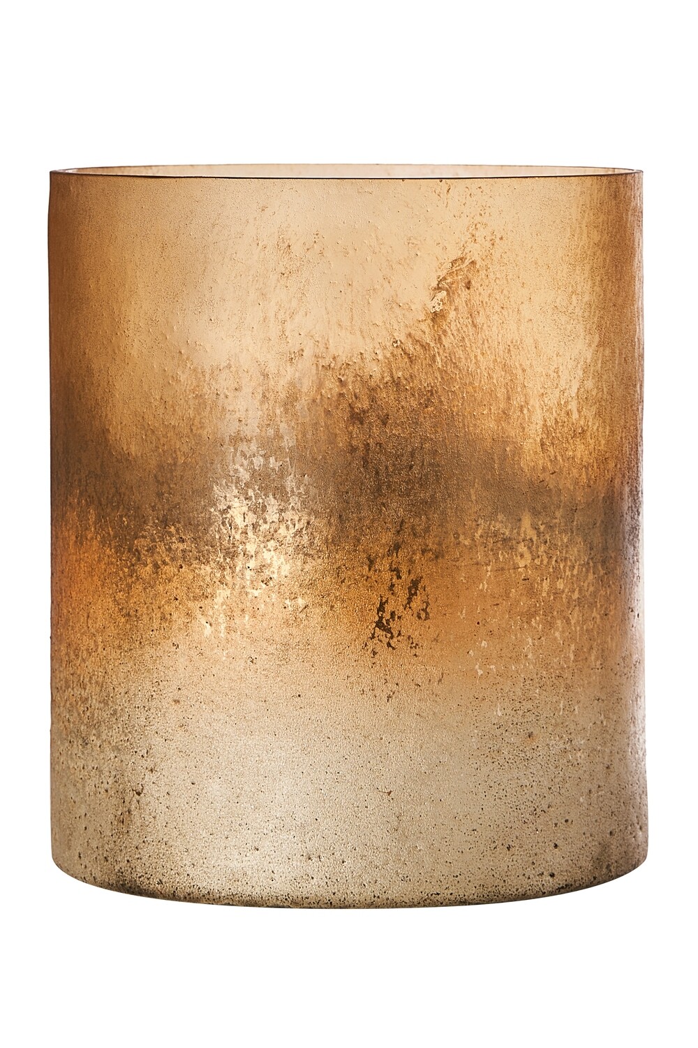 VASO VETRO BEIGE H.CM.17 ÔøΩ CM.15