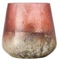 VASO VETRO ESAGONALE H.20cmÔøΩ ÔøΩ CM.20