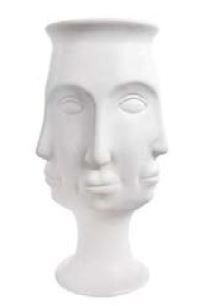 TESTE CERAMICA PORTAPIANTE WHITE 16x14,5x28,5