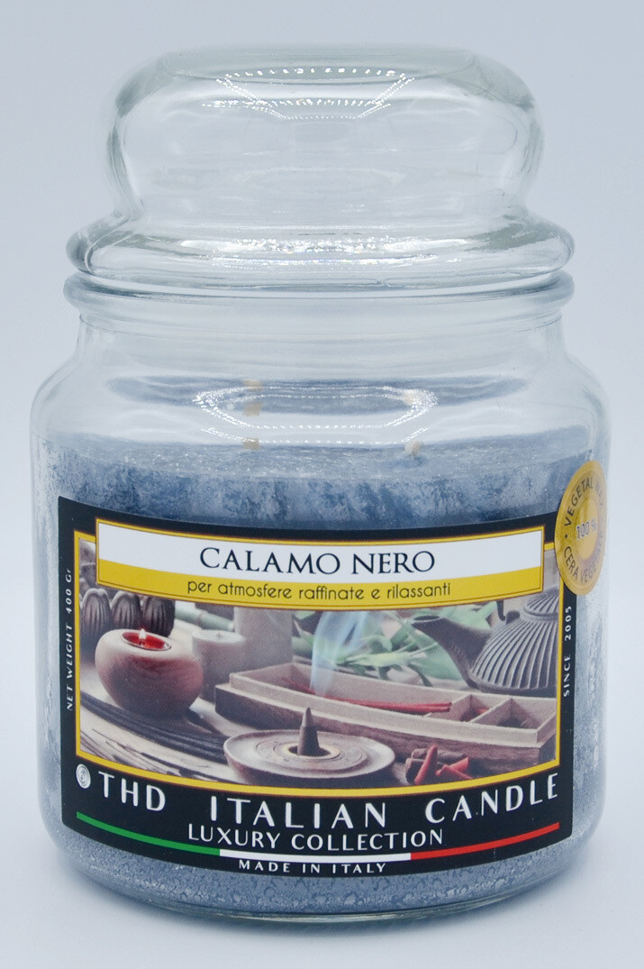THD ITALIAN CANDLE LUXURY 385 gr CALAMO NERO