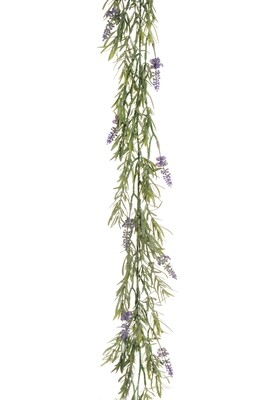 FESTONE LAVANDA PLASTICA 155CM