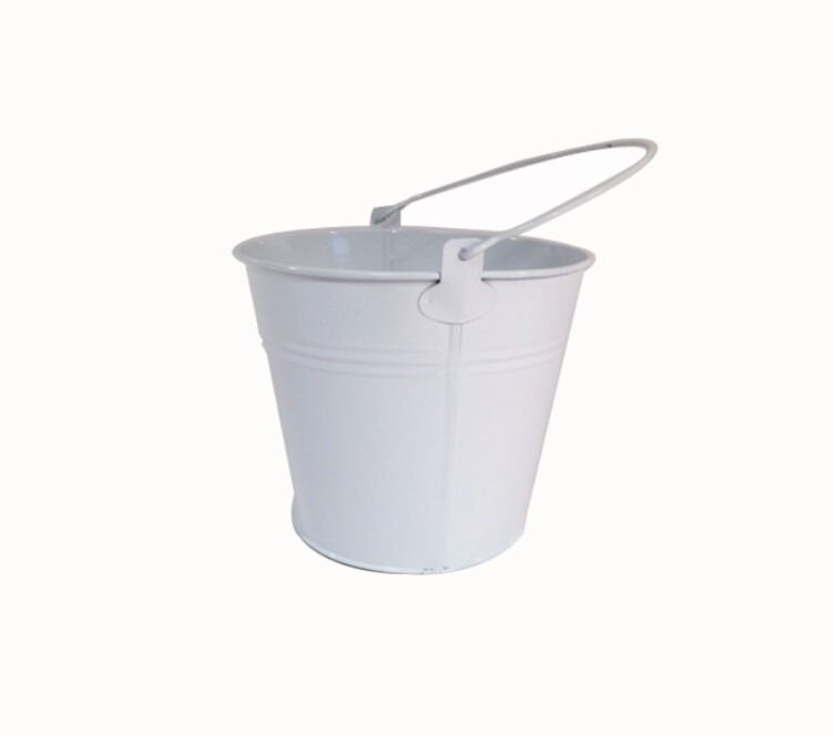 SECCHIELLO LATTA D.14 H12 BIANCO