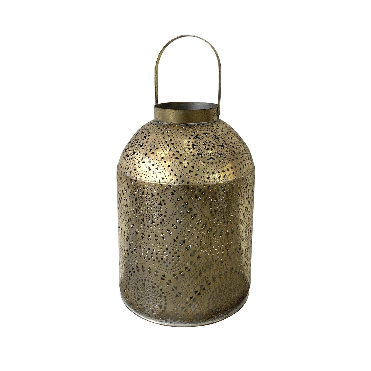 LANTERNA ARABESQUE ORO D22 H31,5 METALLO