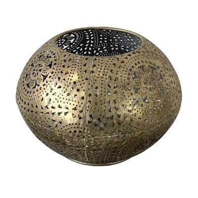 LANTERNA ARABESQUE ORO D26,5H18 METALLO