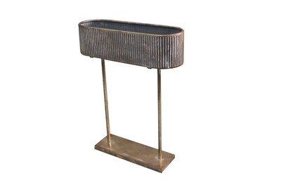 VASCHETTA OVALE C/PIEDISTALLO 45X15 H58