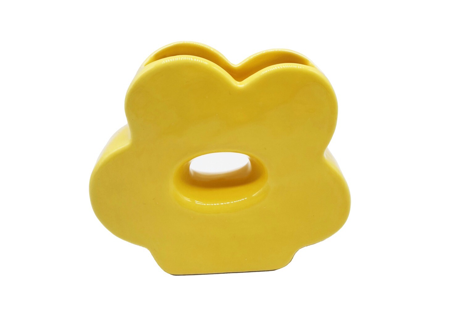 FIORE C/APERTURA SUPERIORE GIALLO H11.5