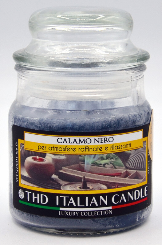 THD ITALIAN CANDLE LUXURY 95 gr CALAMO NERO