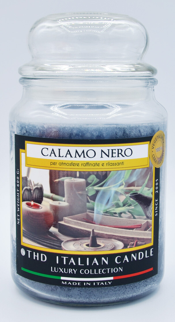 THD ITALIAN CANDLE LUXURY 585 gr CALAMO NERO