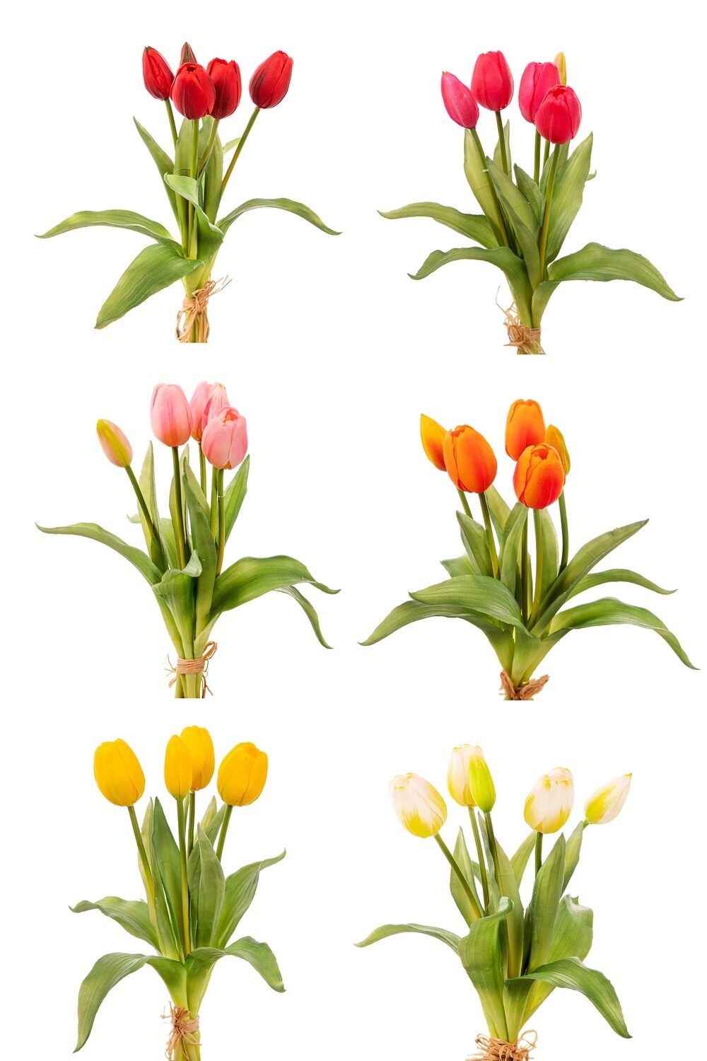 BUNDLE TULIPANI NAT.TOUCH H35CM ASSORT