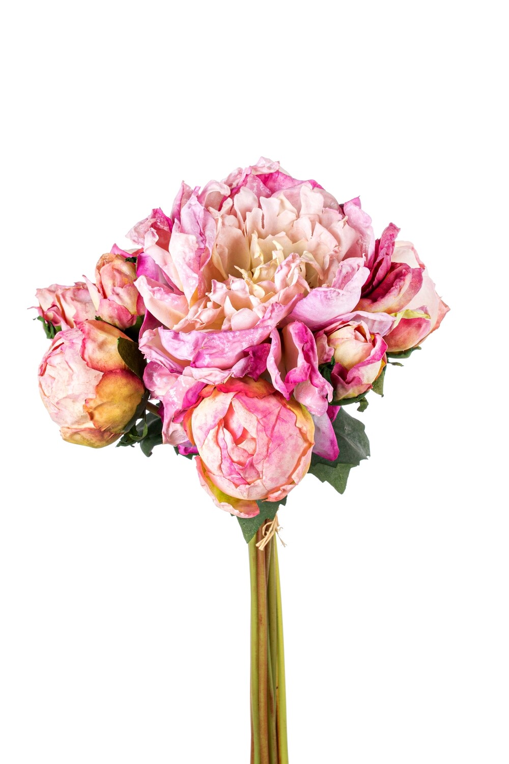 BOUQUET PEONIE CARTAPESTA CM40 PEACH
