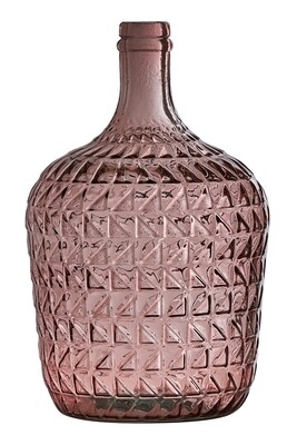 BOTTIGLIA VETRO LT.4 CM.30                      rosa