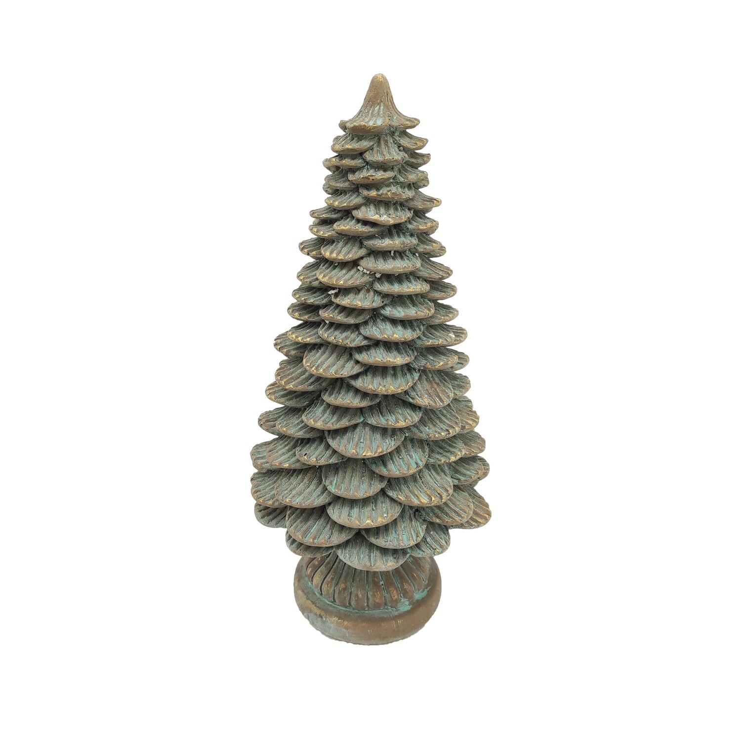 ALBERO ELEGANTE BRONZO D22,5H50 RESINA