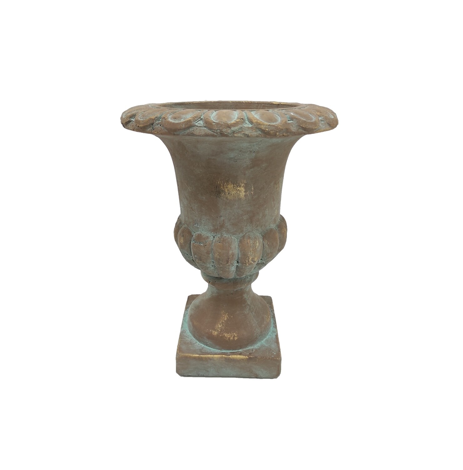 COPPA ROMANA BRONZO D19,5 H25 TERRACOTTA