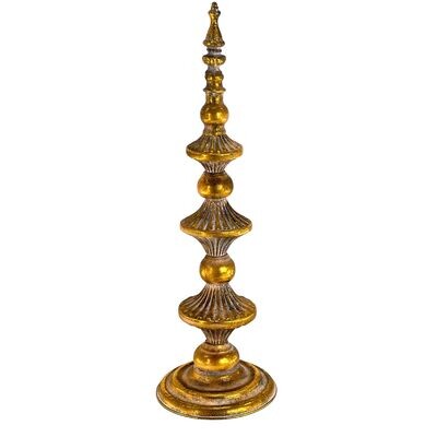 ALBERO DI NATALE METALLO ORO D.15,7H50,5