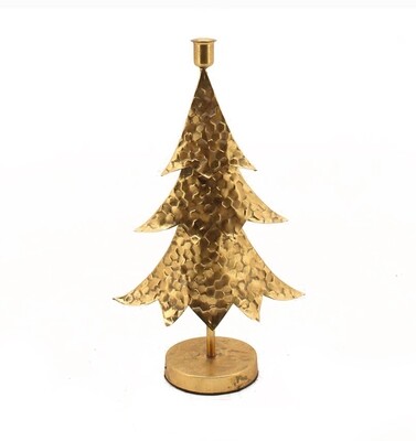 ALBERO PORTACANDELA ORO 23X11 H48,5