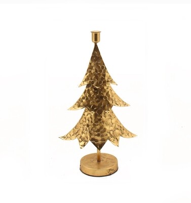ALBERO PORTACANDELA ORO 23X11 H40,5