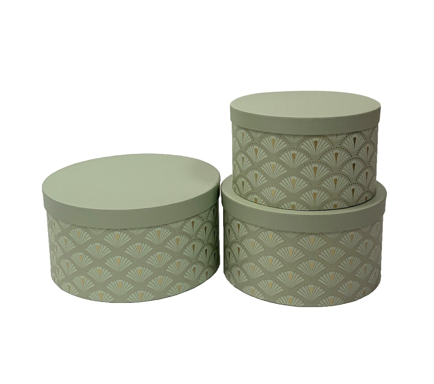 CAPPELLIERA  VERDE DECORI D24.5 H12.5