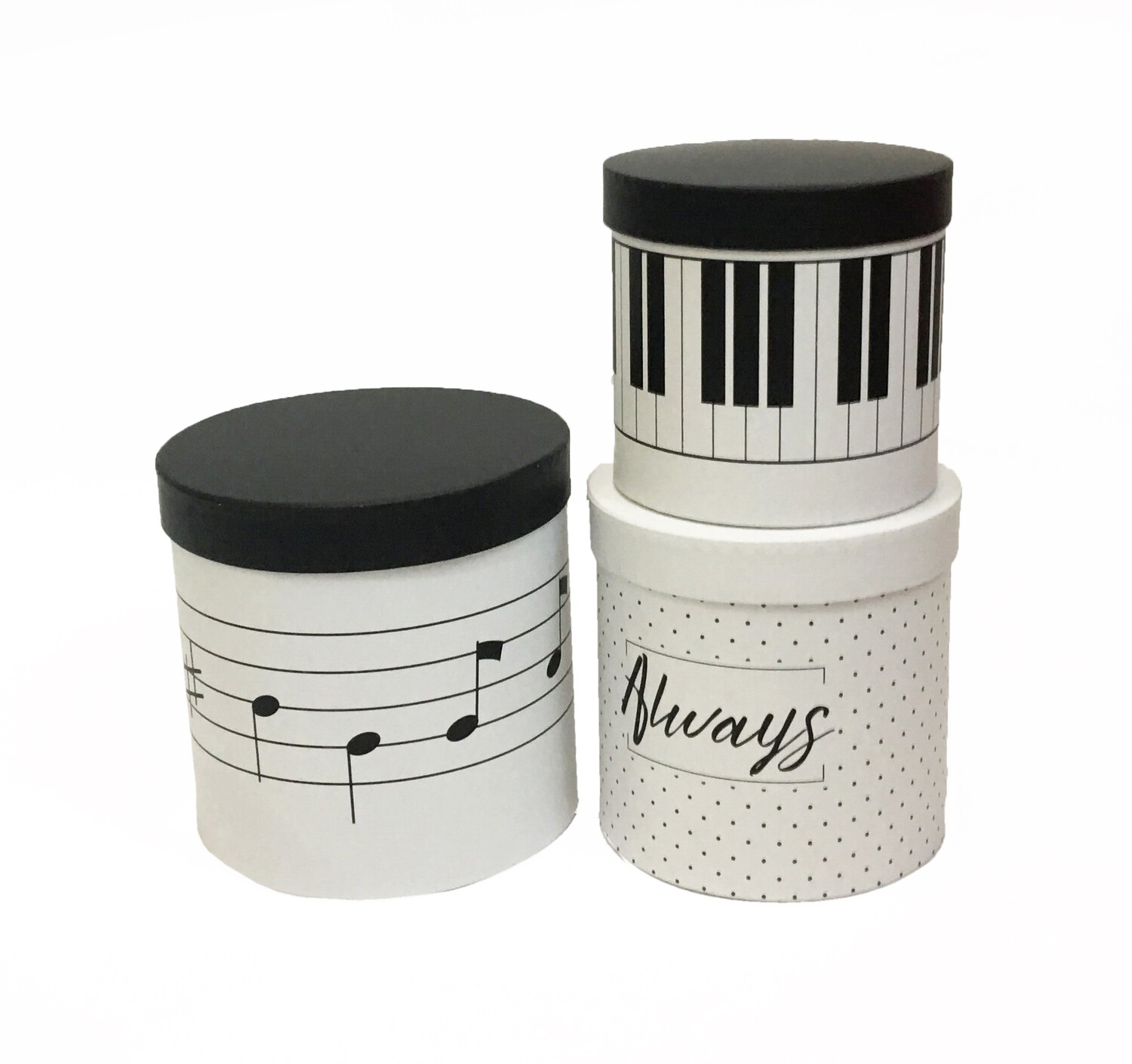 SCATOLA  MUSICA/PIANO 5-GR D19,5 H19