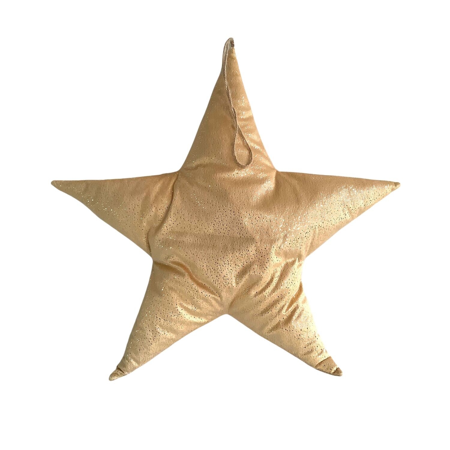 STELLA CUSCINO ORO DA APPEND. 20X20