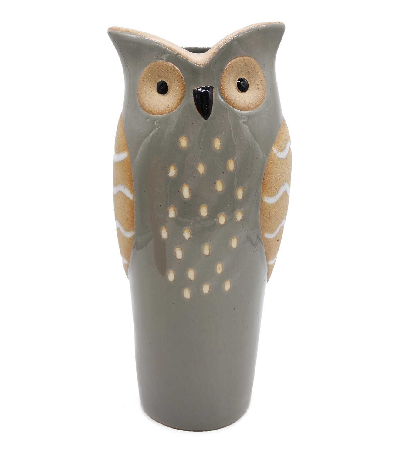 VASO GUFO PROFONDO GRIGIO 11,3X8,5 H25,5