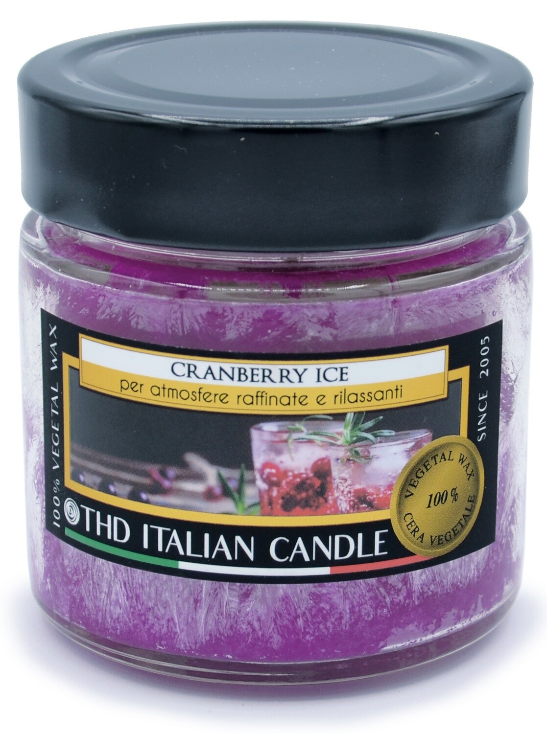 THD ITALIAN CANDLE SMART MEDIUM CRANBERRY ICE 6/144