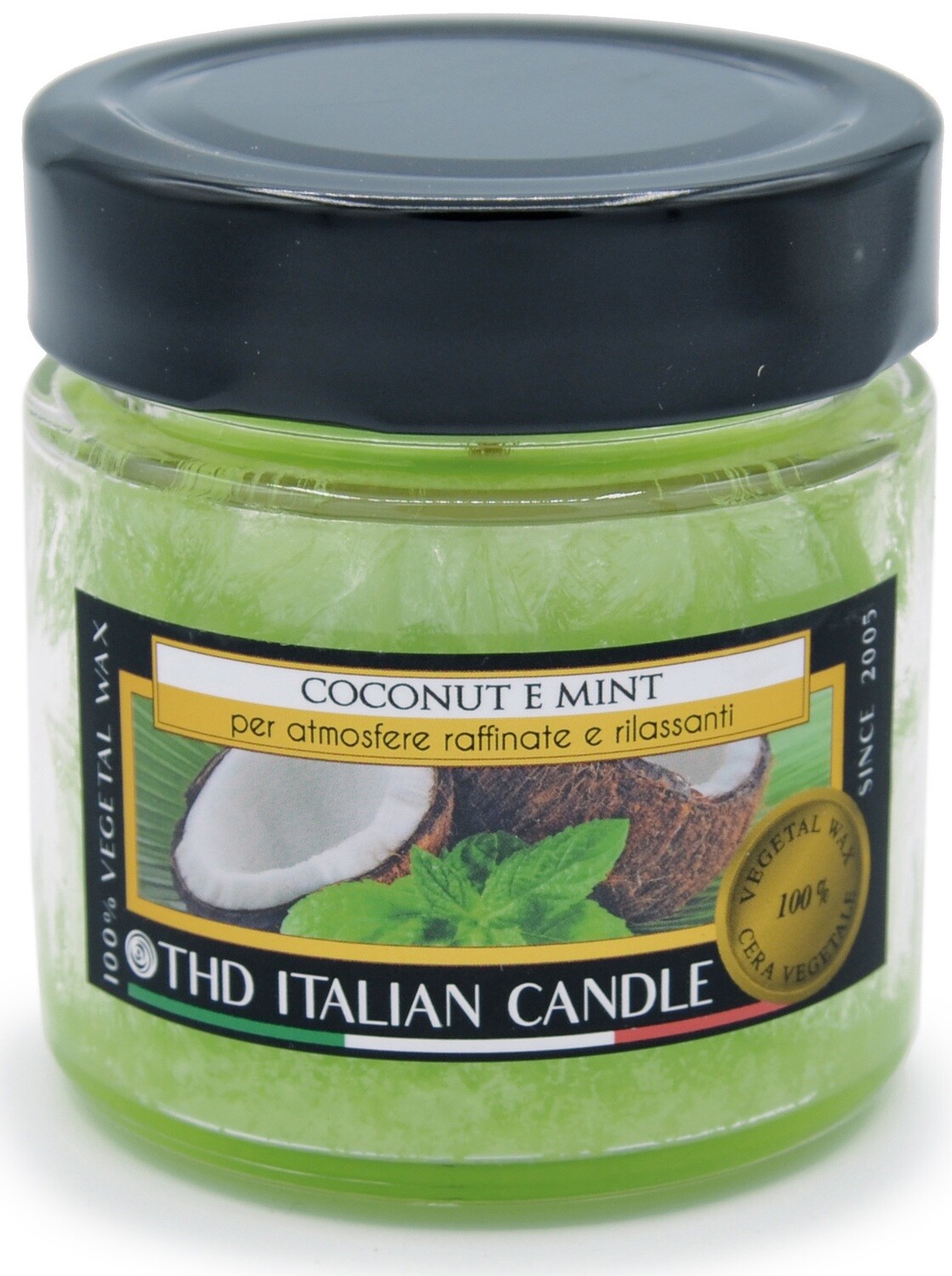 THD ITALIAN CANDLE SMART MEDIUM COCONUT E MINT 6/144