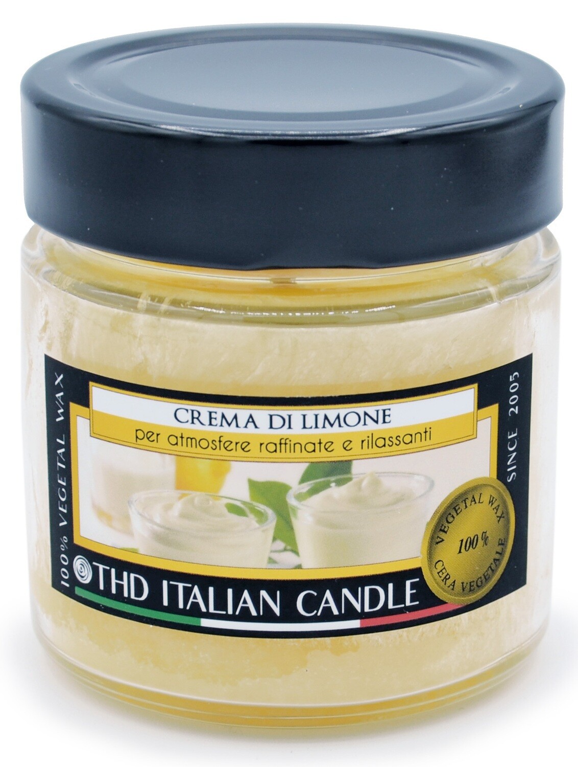 THD ITALIAN CANDLE SMART MEDIUM CREMA DI LIMONE 6/144