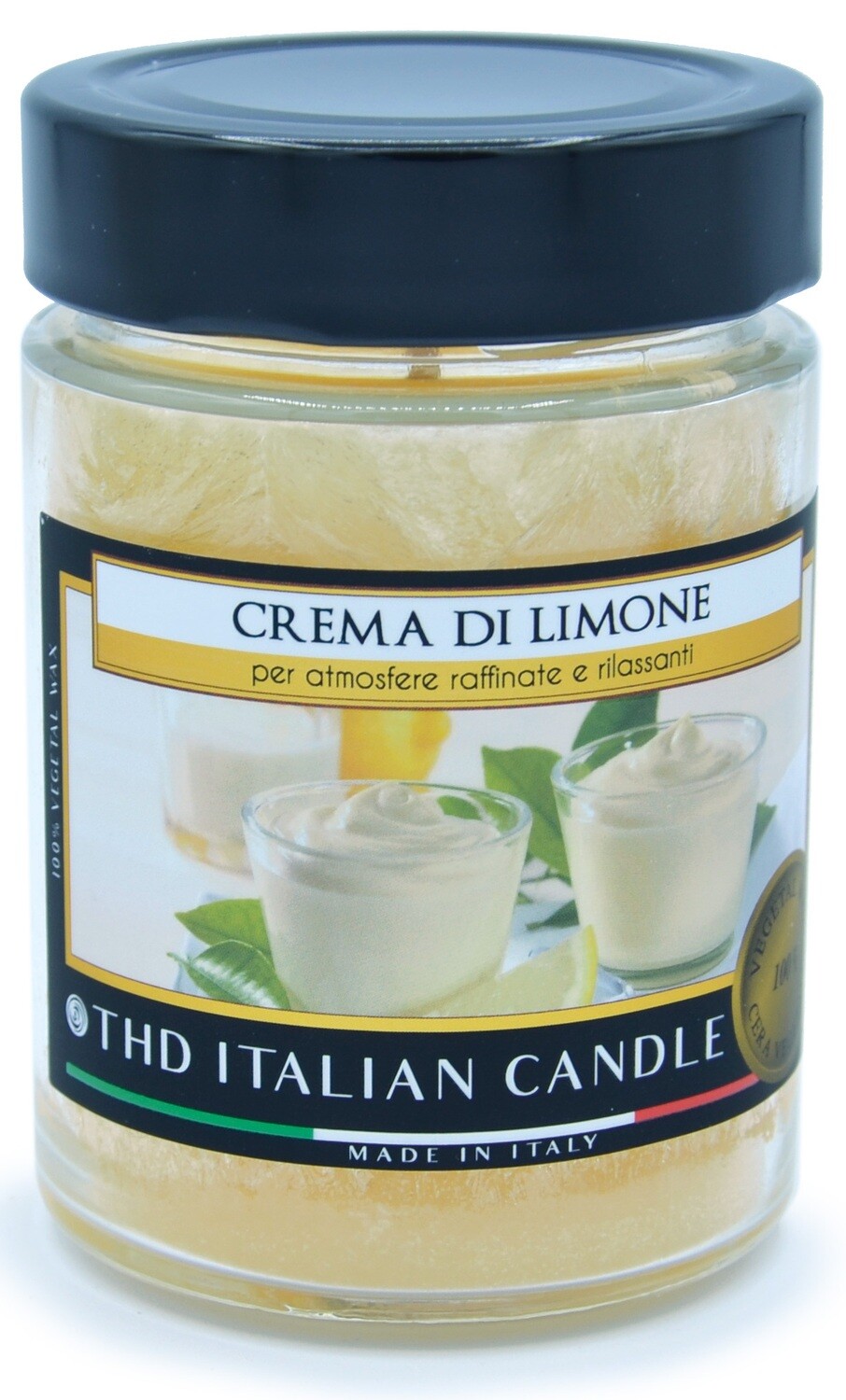 THD ITALIAN CANDLE SMART LARGE CREMA DI LIMONE 6/144