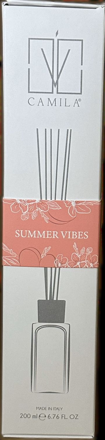 PROFUMATORE 200 ML BIANCO, FRAG. SUMMER VIBES SCATOLA BIANCA