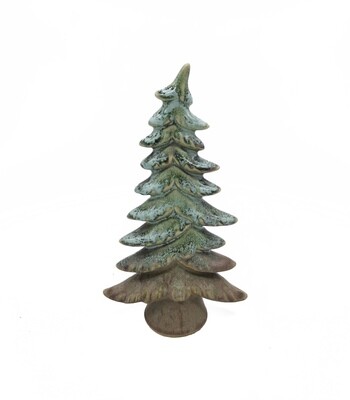 ABETE CERAMICAMARRONEVERDE11X5H18