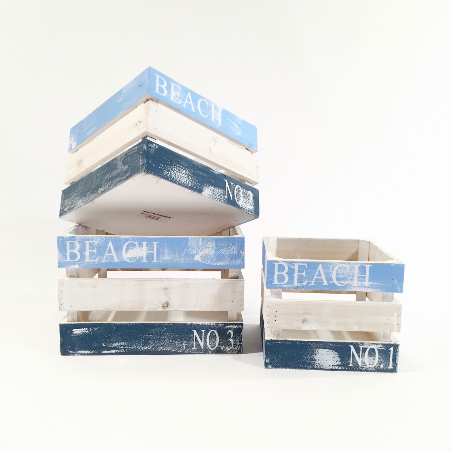 Set Cassette marittime azzurre