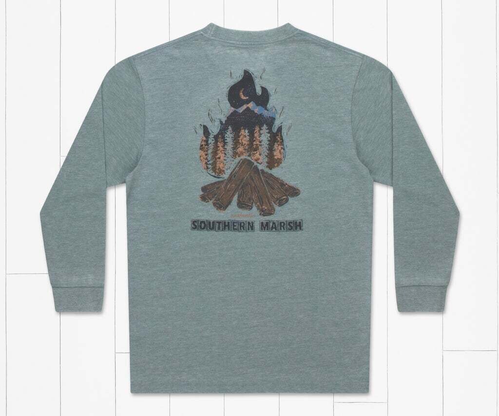 Southern Marsh Youth Long Sleeve Campfire