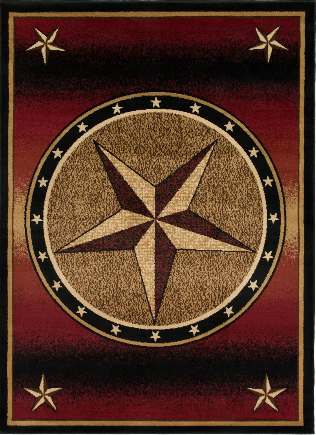 Amarillo Rust Area Rug 5X8