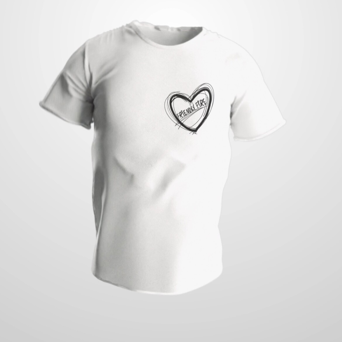 Scratch Heart Tee