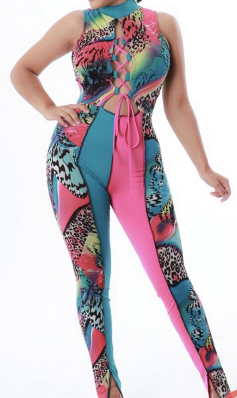 Multi Color/pattern Jumpsuit