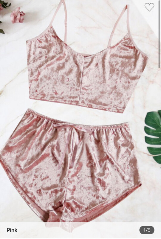 Pink 2 Piece Sleepwear