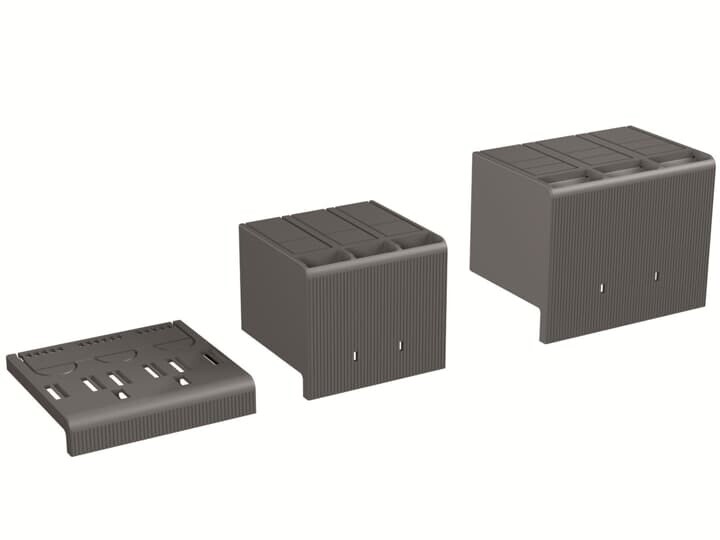 HTC XT4 3pol. Hohe Klemmenabdeckung 3polig 2pcs