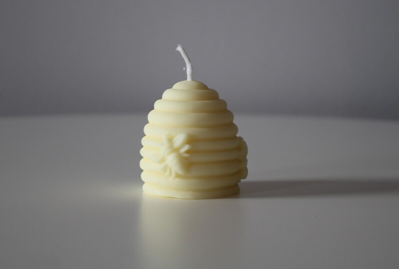 Bee Hive Skep Candle