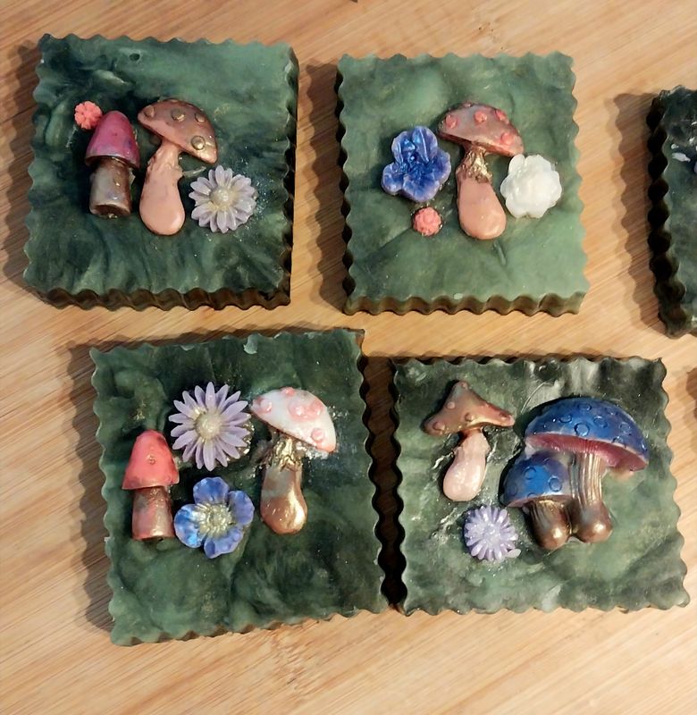 Fungi &amp; Flora soap (imperfect bars)