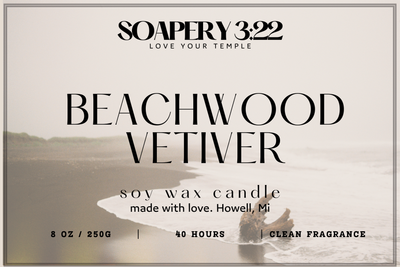 Beachwood Vetiver Soy Candle