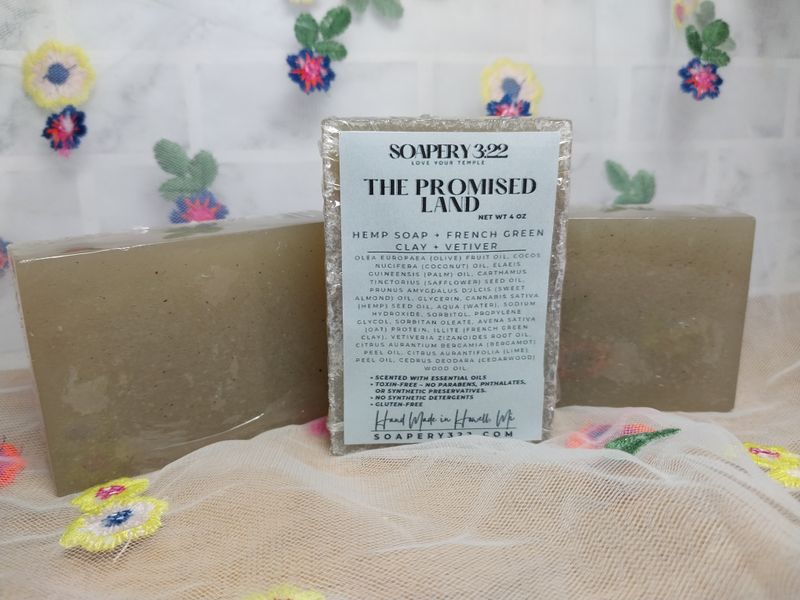 The Promised Land soap (vetiver scent)