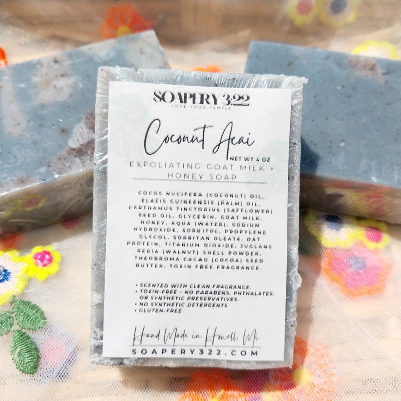 Coconut Acai soap
