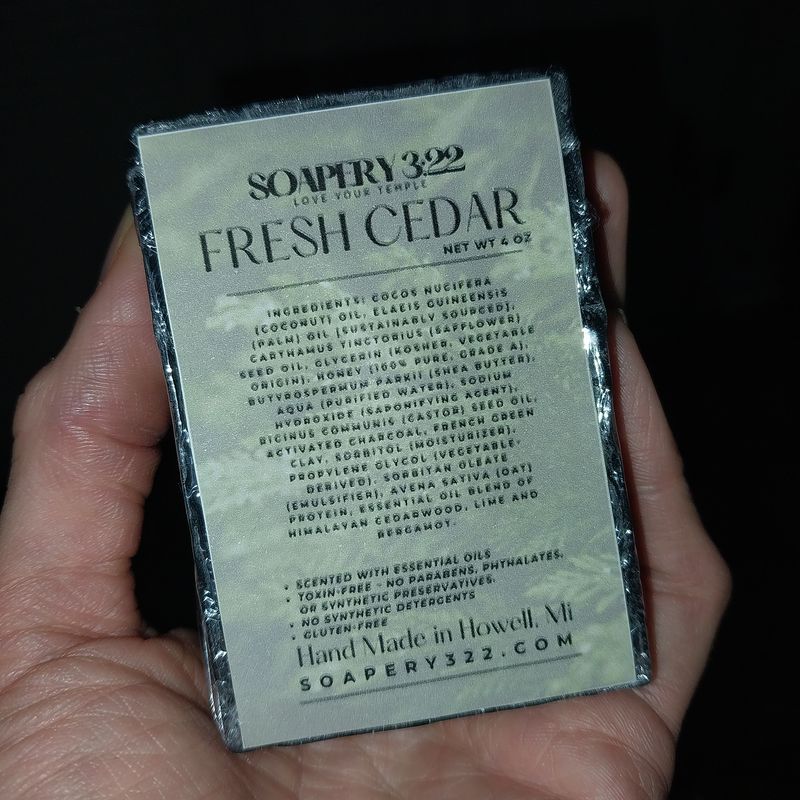 Fresh Cedar Soap