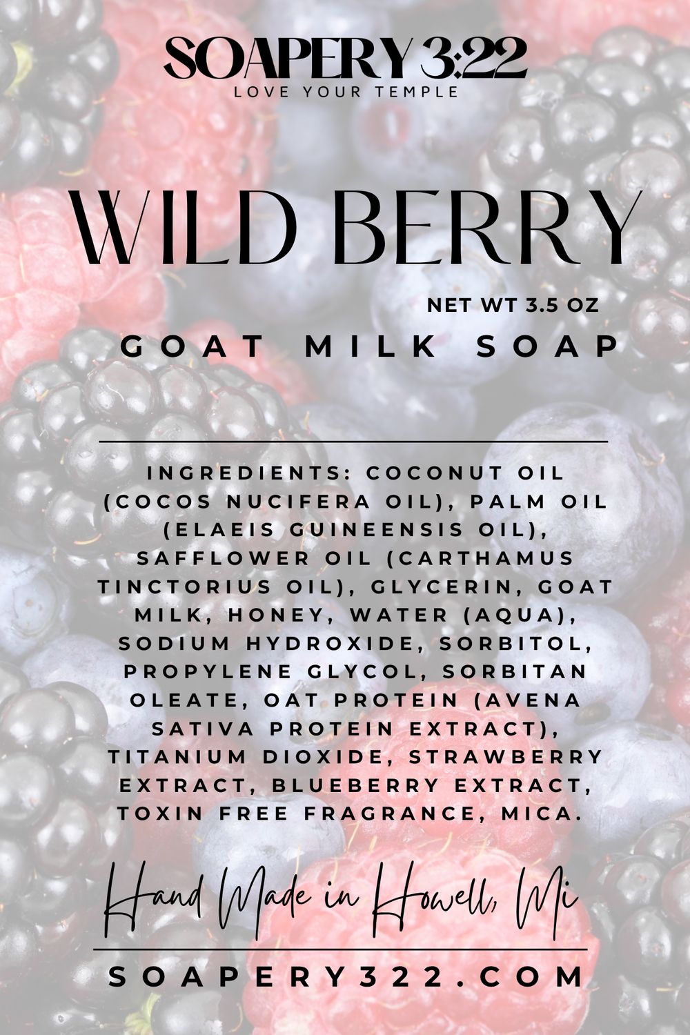 Wild Berry soap