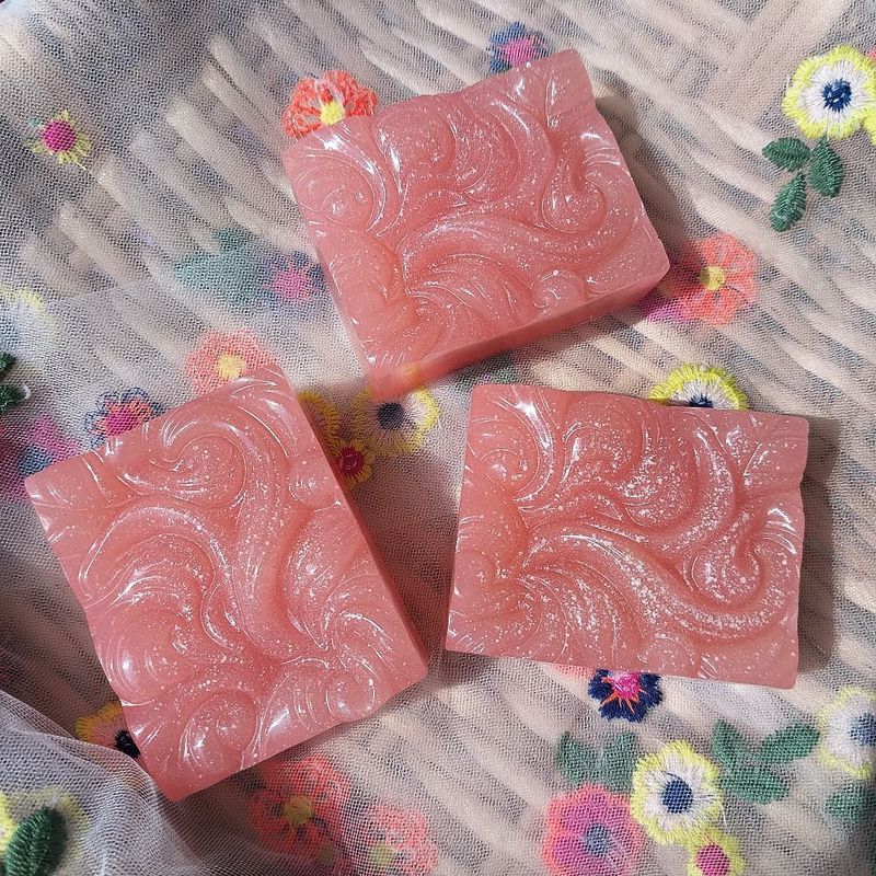 Peach Bellini soap