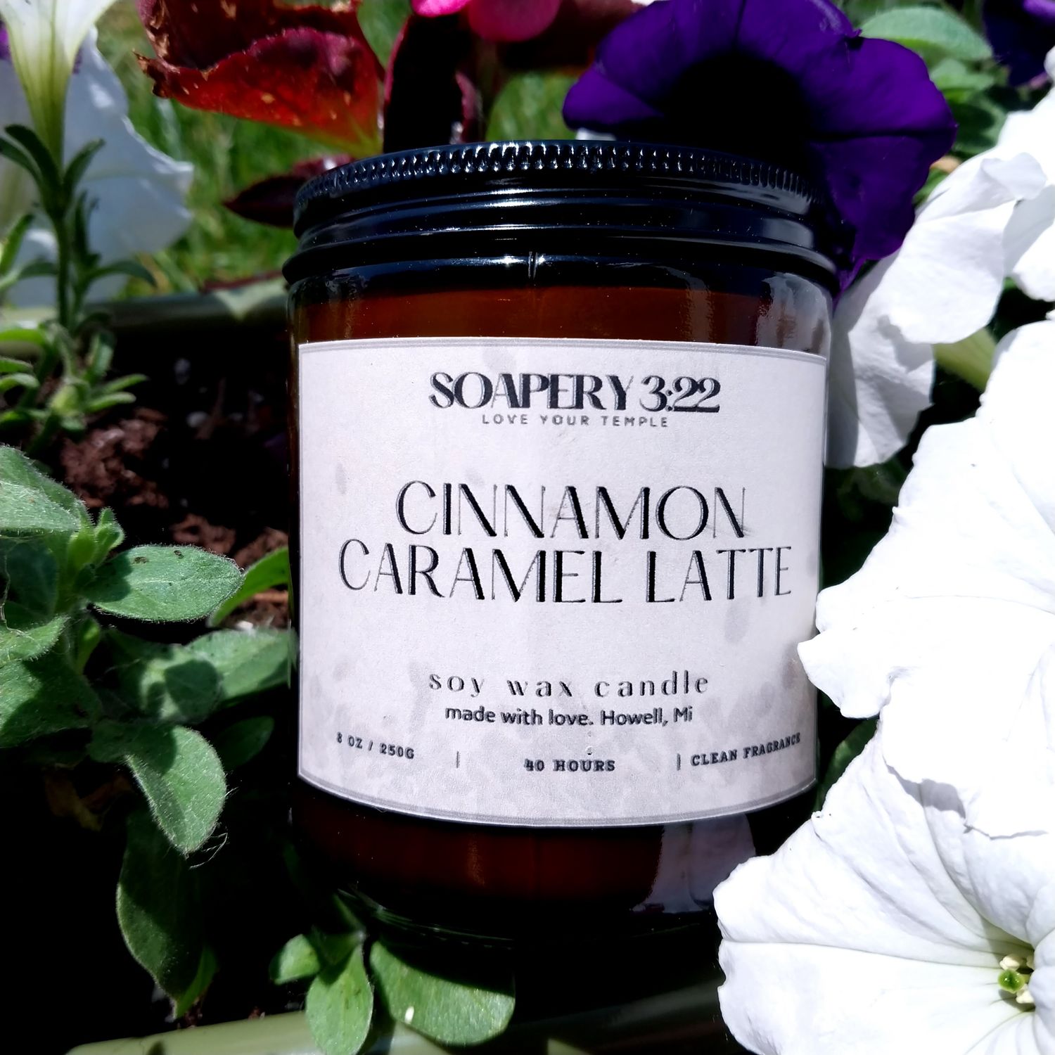 Cinnamon Carmel Latte Soy Candle