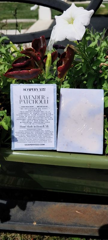 Lavender Patchouli Goat Milk Soap