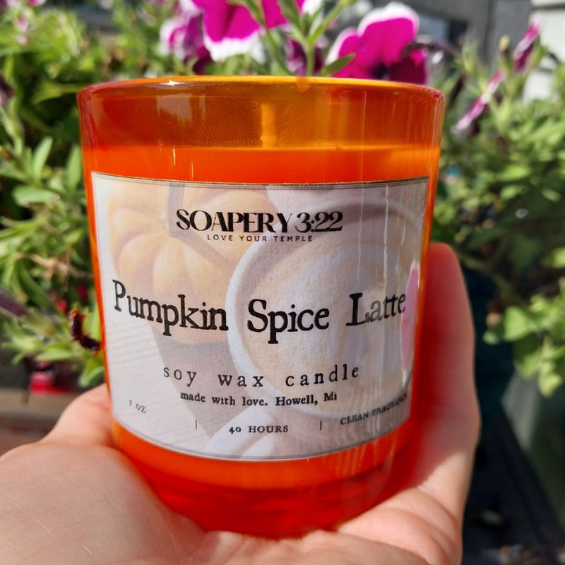Pumpkin Spice Latte 7oz soy Candle