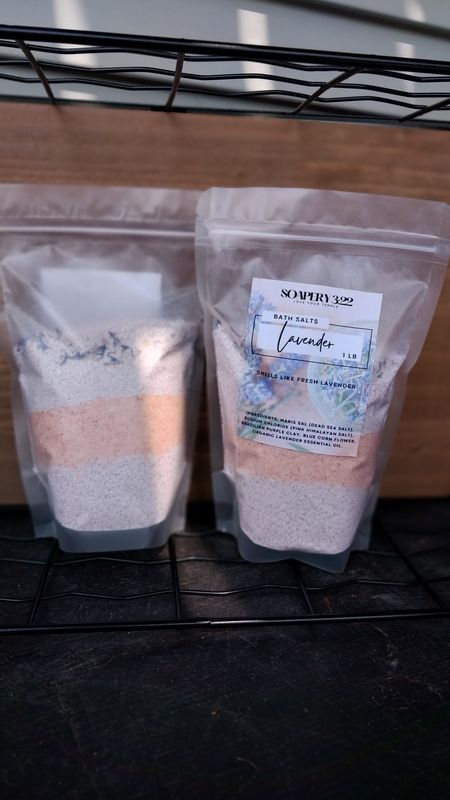 Lavender scented Mineral Rich Bath Salts